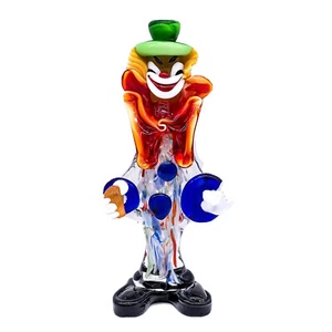 Vintage Murano Payaso Clownfigur Vidrio Artístico Hecho a Mano Made IN Italy - Bild 1 von 21
