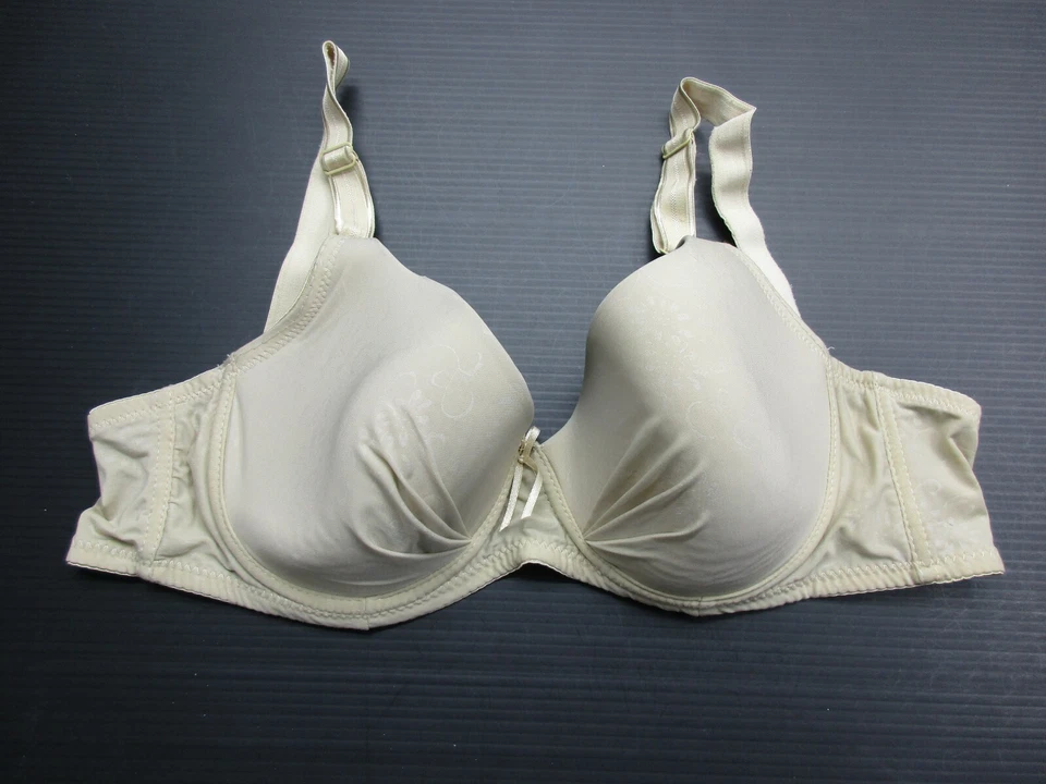 38DD Angelina Women's Beige Underwire Lace T-Shirt Bra 66589/1J - Image 1 of 4