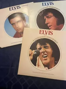 ELVIS 3 Records/vinyls NM- Elvis Volume 1,2, & 3 NM- '73,'76, '78 With booklets - Picture 1 of 8