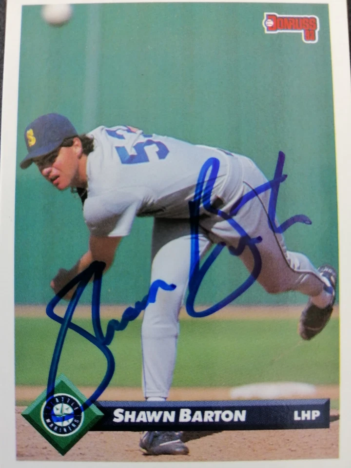 1993 Donruss SIGNED: Shawn Barton, MARINERS #53 - Image 1 of 1