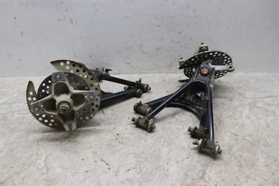 Yamaha Warrior YFM350 1999 juego de brazo en A delantero izquierdo derecho con bujes y husillos delanteros Foto 1 de 4