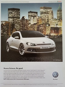 Clipping Pubblicità Advertising 2008 VOLKSWAGEN SCIROCCO Be Good Das Auto - Picture 1 of 1