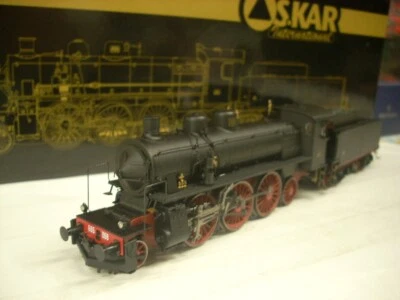 OSKAR 1685.2 - LOCOMOTIVA VAPORE FS Gr. 685 368 breda FANALI ELETTRICI - HO 1/87 - Immagine 1 di 3