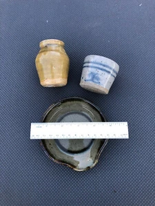 Konvolut 3 Teile hübsche glasierte Margaret Gordon Keramik; Jahrgang 1988 - Bild 1 von 6