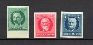 Ultramar (Spannish Westindies) 1929 old set IMPERVED stamps(Michel 48/9 B + 51 B - Picture 1 of 2