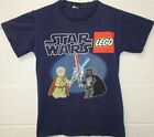T-Shirt Star Wars X Lego Han Solo vs Darth Vader Lucas Film Ltd & TM klein blau