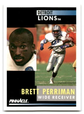 Brett Perriman 1991 Pinnacle #271 Detroit Lions FOOTBALL - Image 1 of 2