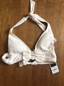 Juicy Couture The Halter Bra Angel Swimsuit Top Size S - Picture 1 of 6