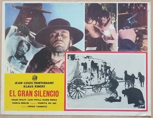 Great Silence ORIGINAL Mexican '68 LOBBY CARD Klaus Kinski Spaghetti Western art - Picture 1 of 1