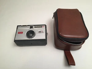 Vintage Kodak Instamatic 50 Film Camera With Leather Carry Case 1960s - Picture 1 of 6