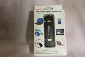 USB TYPE-C/OTG CARD READER/WRITER. FOR PC & SMART MOBILEPHONES - Bild 1 von 5