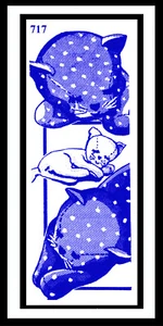 Patrón de costura de tela GATO 717 GATITO FELINO JUGUETE ANIMAL 12" para dormir - Imagen 1 de 4