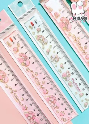 My Melody Erbeere - 15cm Lineal Rosa Manga Kawaii Japan Original Sanrio NEU