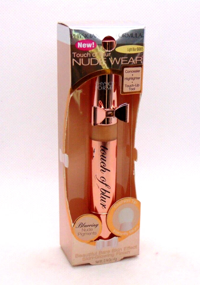 PHYSICIANS FORMULA NUDE WEAR Concealer Highlighter Touch-Up Light 0.14oz/4g NIB - Image 1 of 1