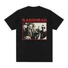 Radiohead Vintage Graphic Print T Shirt Men's Cotton Oversized T-shirts Hip Hop