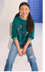 CLOSEOUT!!! New $40.00 LIMITED TOO Elegant Girls Crewneck Sweatshirt - Size: 7/8 - Picture 1 of 2