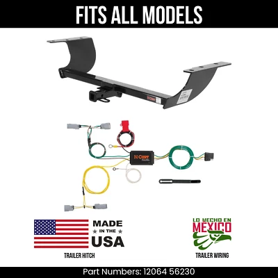 Сцепное устройство для прицепа Dodge Challenger 15–23 годов + 4-полосная проводка подходит для всех моделей буксировки куртом - Изображение 1 из 4