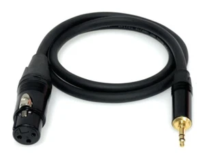 DG Systems - Cavo MiniJack 3.5 / XLR femmina per videocamera, pc - Made in Italy - Picture 1 of 1