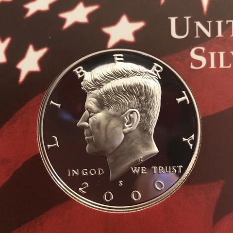 2000-S  John F. Kennedy GEM PROOF 90% SILVER HALF DOLLAR * DIRECT FROM SET #1 Cover