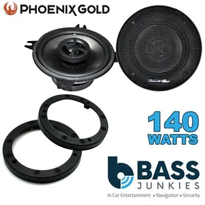 Phoenix Gold 140W Coaxial Speakers with Universal Spacer Rings - Picture 1 of 4