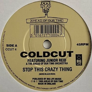 Coldcut - Stop This Crazy Thing - 7” Vinyl Single (2) - Picture 1 of 3