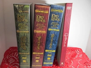 Lord of the Rings Trilogy Special Extended Edition 3-Box Set Plus Gollum - Picture 1 of 6