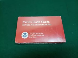 US Citizenship & Immigration Services Civics Flash Cards For Naturalization Test - Picture 1 of 4