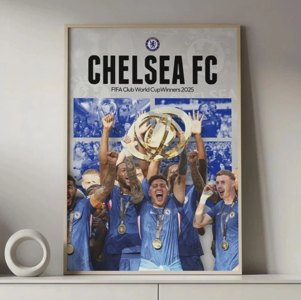 Chelsea Poster Club World Club Winner 2025 - Sports Poster