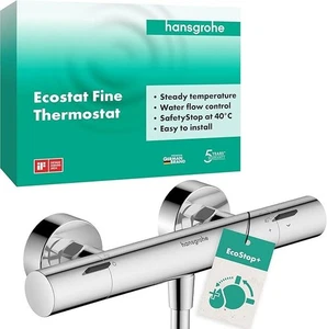 hansgrohe Ecostat Fine - Duschthermostat Aufputz mit EcoStop+, Duscharmatur mit - Bild 1 von 3