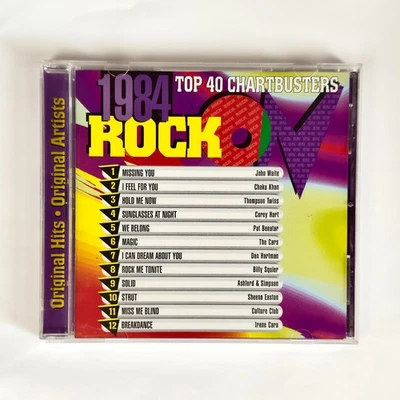 Rock On 1984: Top 40 Chartbusters Original Hits (CD EMI Music 2004) Made in USA - Image 1 of 3
