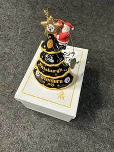 Danbury Mint Pittsburgh Steelers Tree 2009 Christmas Ornament w BOX - Picture 1 of 8