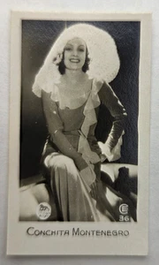Bridgewater Film Stars 1932 primera serie #36 Conchita Montenegro (A) - Imagen 1 de 2