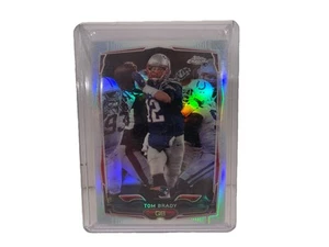 2014 Topps Chrome - Tom Brady #62 rifrattore cromato come nuovo. RARA cartolina capra patrioti - Foto 1 di 7