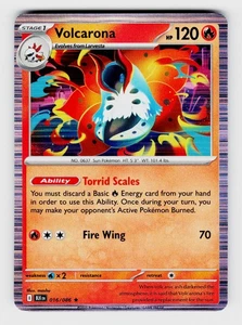 MTG, SV: Black Bolt, Volcarona, Holo, No.016/086, Rare Fire - Bild 1 von 1
