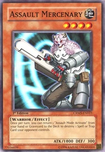 Assault Mercenary Common Crimson Crisis YuGiOh Card1 - Picture 1 of 1