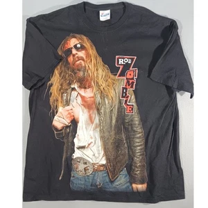 Vintage t2k Rob Zombie Graphic Band T-Shirt XL Hanes heavy schwarz Horror Rock Tee - Bild 1 von 5