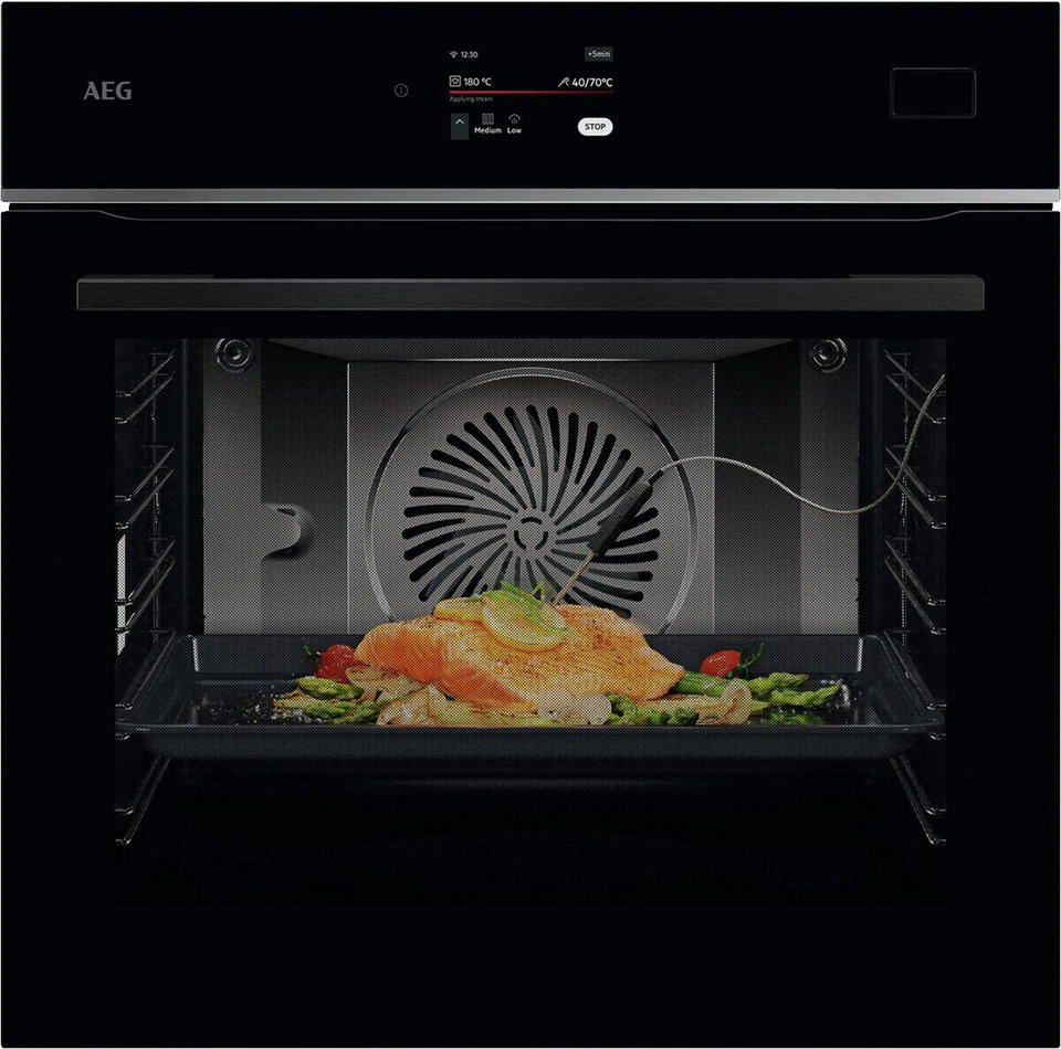AEG TB8SB73ZAB Einbaubackofen (Einbaugerät 70 l 595 mm breit) Serie 8000 Da