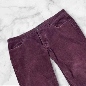 Krew Maroon Pantaloni in Velluto a coste Skateboard Uomo Taglia 36x31 Kslim Numero 11 - Foto 1 di 10