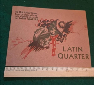 Vintage Souvenir Foto Mappe Gay Paree Quartier Latin (ohne Foto) - Bild 1 von 3