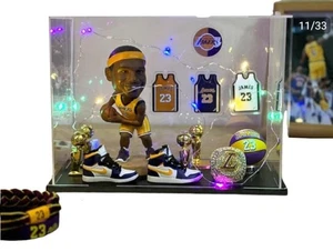 Lebron James Figurine Bobble Head Championship Display LA Lakers #23 Brand New - Picture 1 of 1
