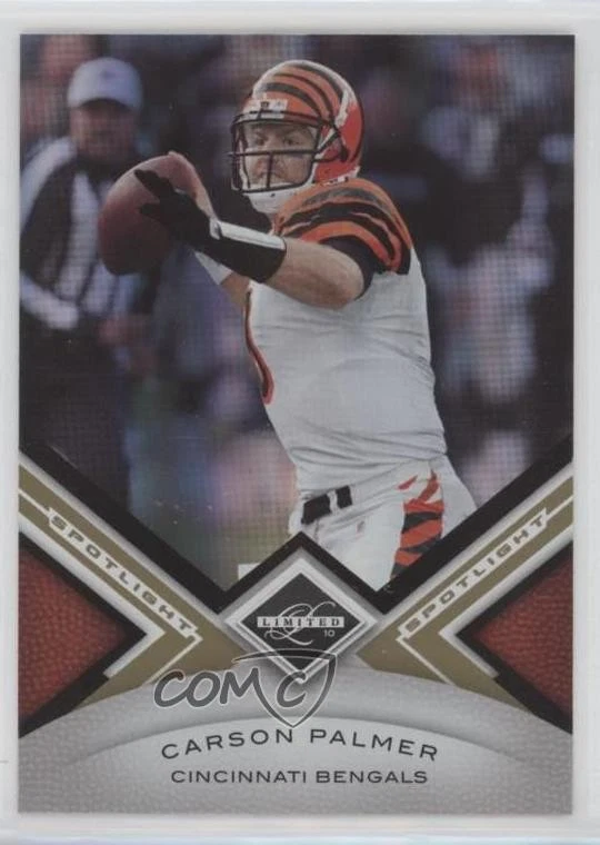2010 Panini Limited Spotlight Gold /25 Carson Palmer #19 - Image 1 of 2