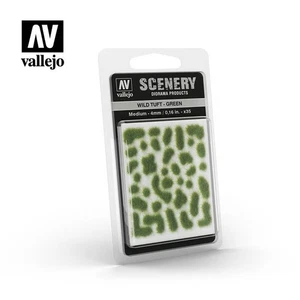 Vallejo Wild Tuft nuevo en caja - verde, mediano - Imagen 1 de 1