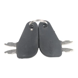 2PCs Double Feet Ignition Keys For Caterpillar Heavy Equipment Parts - Foto 1 di 9