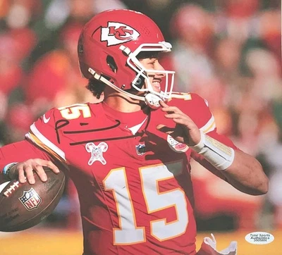 Patrick Mahomes Kansas City Chiefs autografiado 8x10 con certificación Foto 1 de 2