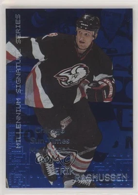 1999-00 ITG Be A Player Millennium Signature Series /10 Erik Rasmussen #31 - Image 1 of 2