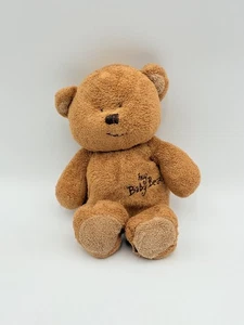 TY Pluffies My Baby Bear Brown Teddy Bear Plush Doll Tylux VTG Lovey 2004 - 9" - Picture 1 of 10