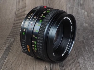 MINOLTA 50mm f1.7 LENS MD ROKKOR-X Minolta MD Mount orange letters version - Picture 1 of 8