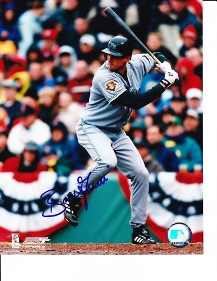 TAMPA BAY RAYS BEN GRIEVE SIGNED BATTING 8X10 - Image 1 of 1