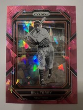 2023 Panini Prizm Pink Ice Bill Terry #185 Baseball (B188)