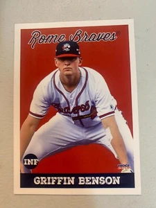 Griffin Benson 2019 Rome Braves Team Card - Picture 1 of 1